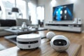 View the powerful Wi-Fi alarm system, overseeing remote camera coverage manage security with network safeguard and automation sys