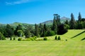 View of Powerscourt gardens