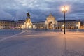 View of the Praca do Comercio in Lisbon