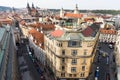 View Prague from above Royalty Free Stock Photo