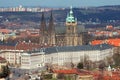 View on the Prague castle, Czech republic Royalty Free Stock Photo