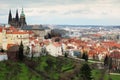 View on the Prague castle, Czech republic Royalty Free Stock Photo