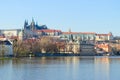 View of Prague Castle and St. Vitus Rotunda, Prague, Czech Republic