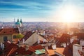 View on the Prague City Royalty Free Stock Photo