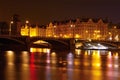 View of Prague at night