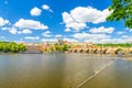 View of Prague old town, historical center with Prague Castle, St. Vitus Cathedral in Hradcany district Royalty Free Stock Photo