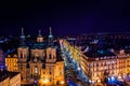 View of prague rooftops in Old Town Prague, Czech Republich Royalty Free Stock Photo