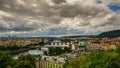 View of Prague.Vltava the river.