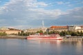 View on Prague with Vltava river