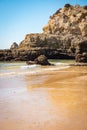 A view of a Praia da Rocha in Portimao Algarve region Portugal Royalty Free Stock Photo