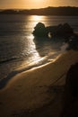 A view of a Praia da Rocha in Portimao, Algarve region, Portugal Royalty Free Stock Photo