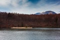 View of the Pranda lake, part of the Cerretani lakes in Reggio Emilia