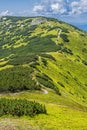 View from Prasiva peak, Low Tatras, Slovakia