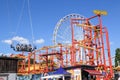 View at the Prater amusement park at Vienna on Austria