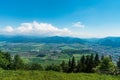 View from Predny Choc hill in Chocske vrchy mountains in Slovakia Royalty Free Stock Photo