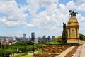 View of Pretoria with the Delville Wood War Memorial, South Africa.