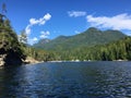 View of Prideaux Haven, in Desolation Sound, British Columbia, C