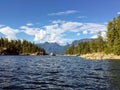 View of Prideaux Haven, in Desolation Sound, British Columbia, C