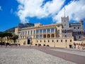 View of Prince`s Palace of Monaco