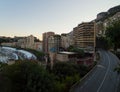 View of the Principality of Monaco and Montecarlo Royalty Free Stock Photo