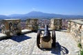 View at the Prizren city in Kosovo, from fortress Royalty Free Stock Photo