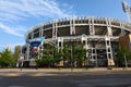 View of Progressive Field in Cleveland Royalty Free Stock Photo