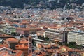 View upon Promenade du Paillon in Nice, France