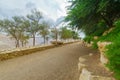 Promenade in Sde Boker, the Negev Desert Royalty Free Stock Photo