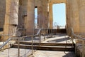 View of Propylaea, the monumental entrance to the Acropolis of Athens