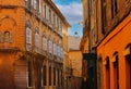 View of provence typical city Aix en Provence