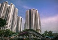 View of public residential housing apartment in Bukit Panjang.