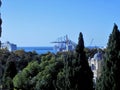 View from Puerta-Oscura-Malaga Royalty Free Stock Photo