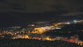 View of Puerto de la Cruz at night Royalty Free Stock Photo