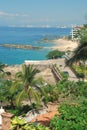 A view of Puerto Vallarta from the nearby hill