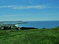 Puketeraki Lookout of Karitane Beach Royalty Free Stock Photo