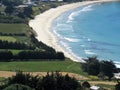 Puketeraki Lookout of Karitane Beach Royalty Free Stock Photo