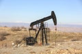 View of Pumpjack at Daylight Oil Industry