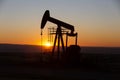 View of Pumpjack at Sunset