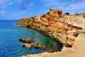 Punta de Sa Pedrera coast in Formentera, Balearic Islands, Spain