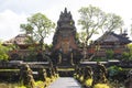 view of Pura Taman Saraswati Temple, the front view, Ubud, Bali, Indonesia