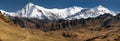 View of Putha Churen Himal and Dhaulagiri Himal