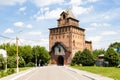 View of Pyatnitskaya Tower from Kremlin in Kolomna