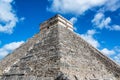 View of Pyramid of Kukulcan Royalty Free Stock Photo