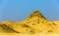 View of the Pyramid of Userkaf at Saqqara