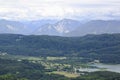 View from Pyramidenkogel tower, Austria Royalty Free Stock Photo