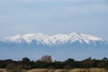 View of the Pyrenees, in France. Royalty Free Stock Photo