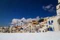 A view of Pyrgos village in Santorini Royalty Free Stock Photo