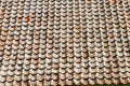 View of the quality tile roof of the old house Royalty Free Stock Photo