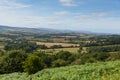 View from the Quantock Hills Somerset England Royalty Free Stock Photo