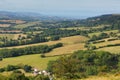 View from the Quantock Hills Somerset England Royalty Free Stock Photo